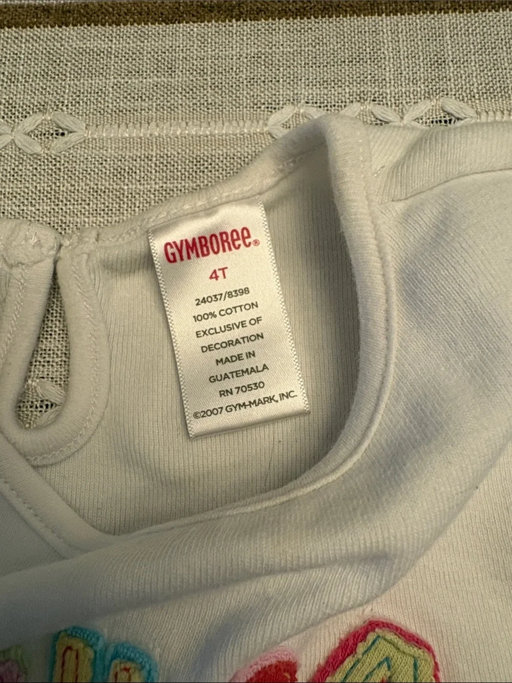Gymboree size 4t